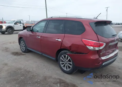 2014 Nissan Pathfinder Sv z USA, uszkodzony, nr VIN 5N1AR2MM4EC692302